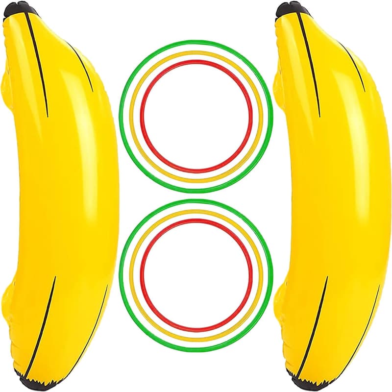 Bachelorette Party Inflatable Banana Ring Toss Game