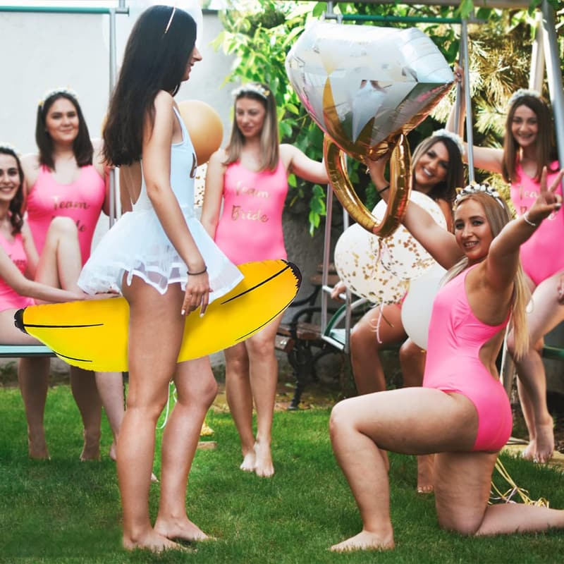 Bachelorette Party Inflatable Banana Ring Toss Game
