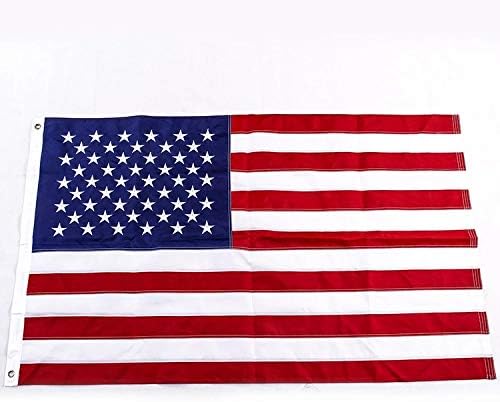 16x24 Inch U.S. 50 Star Sewn Boat Flag with Brass Grommets