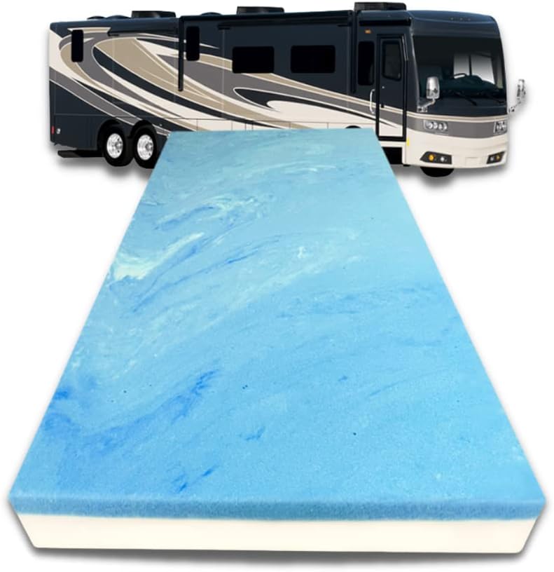 Cooling Gel Memory Foam RV Mattress Replacement - 30
