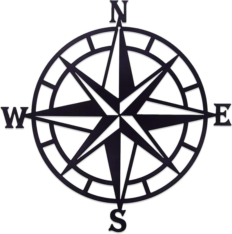 Nautical Compass Wall Decor - 11