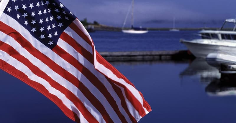 Sewn Yacht Ensign Boat Flag by Taylor Made Products