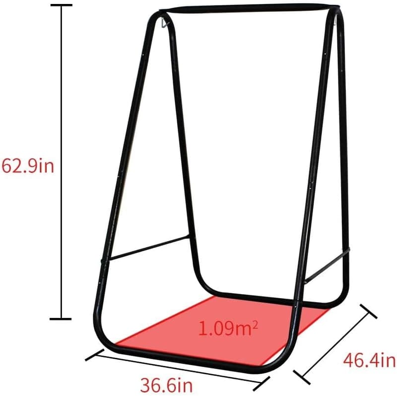 Heavy-Duty Hammock Chair Stand for Indoor/Outdoor Use