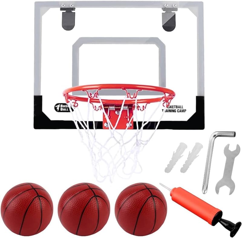 Indoor Mini Basketball Hoop - Over Door Kids' Basketball Goal