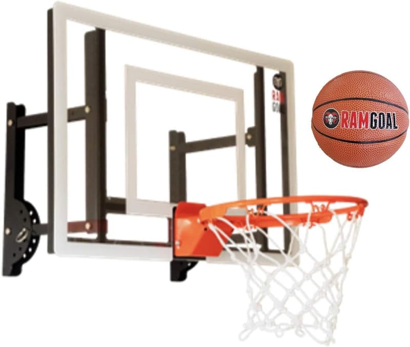 Adjustable Indoor Mini Basketball Hoop with 24
