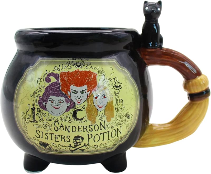 Hocus Pocus 3D Sculpted Ceramic Mug, 20 oz