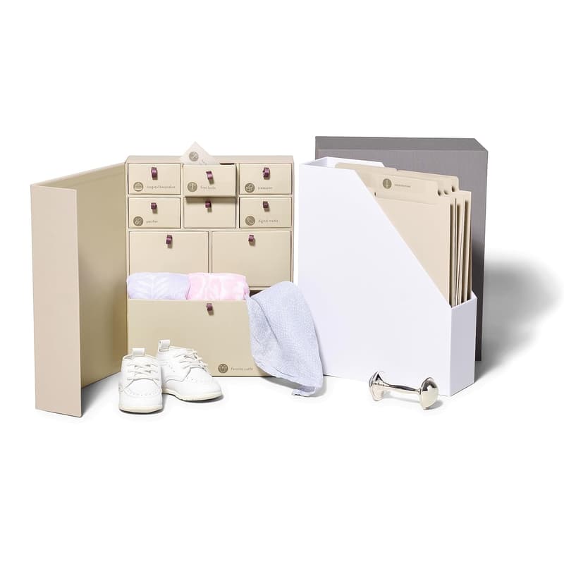 Newborn Memory Organizer | Deluxe Fabric Keepsake Box