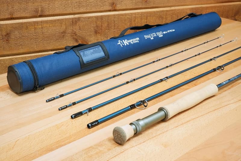 Fast Action Fly Rod with Spare Tip & Travel Tube
