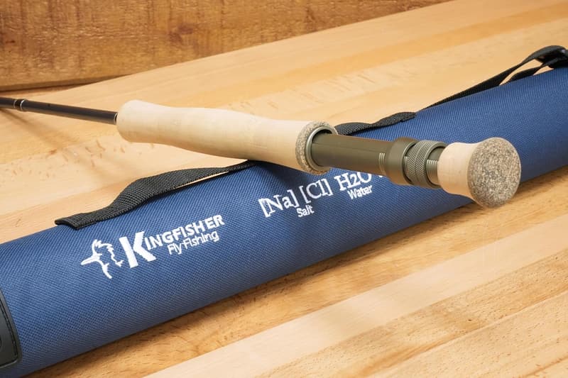 Fast Action Fly Rod with Spare Tip & Travel Tube