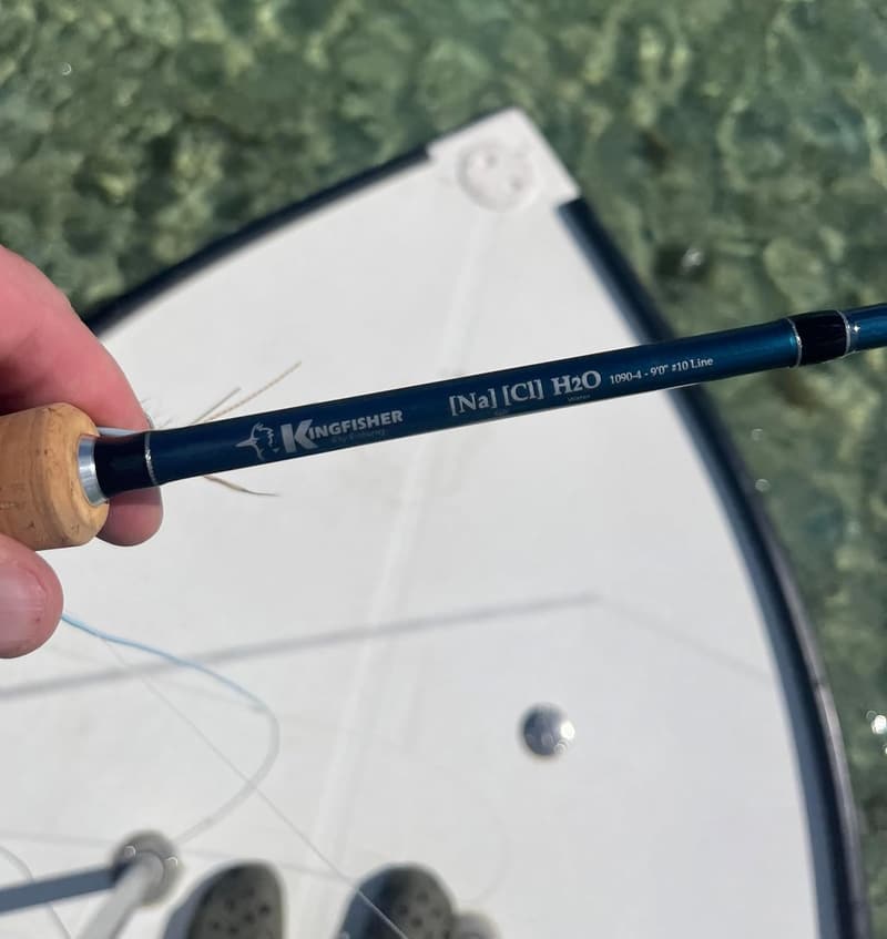 Fast Action Fly Rod with Spare Tip & Travel Tube