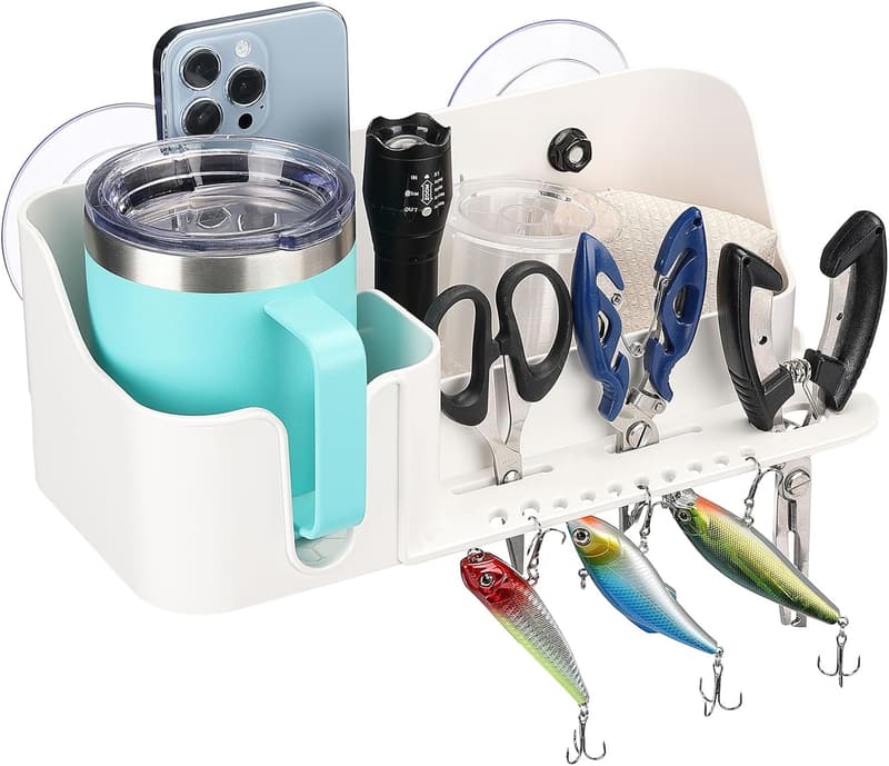 Boat Caddy Organizer with Cup Holder for Kayaks and Boats