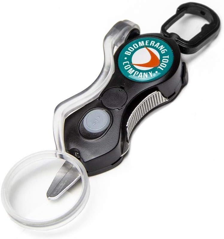 Fishing Line Cutters with Retractable Tether & Stainless Steel Blades