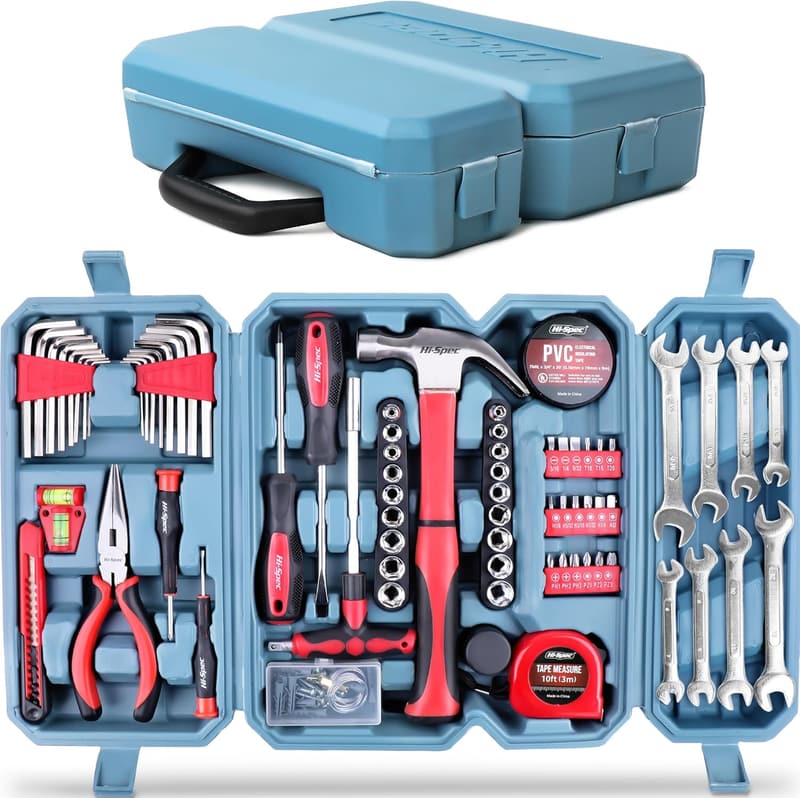 73-Piece Home & Garage Tool Kit with Pliers, Sockets & Wrenches