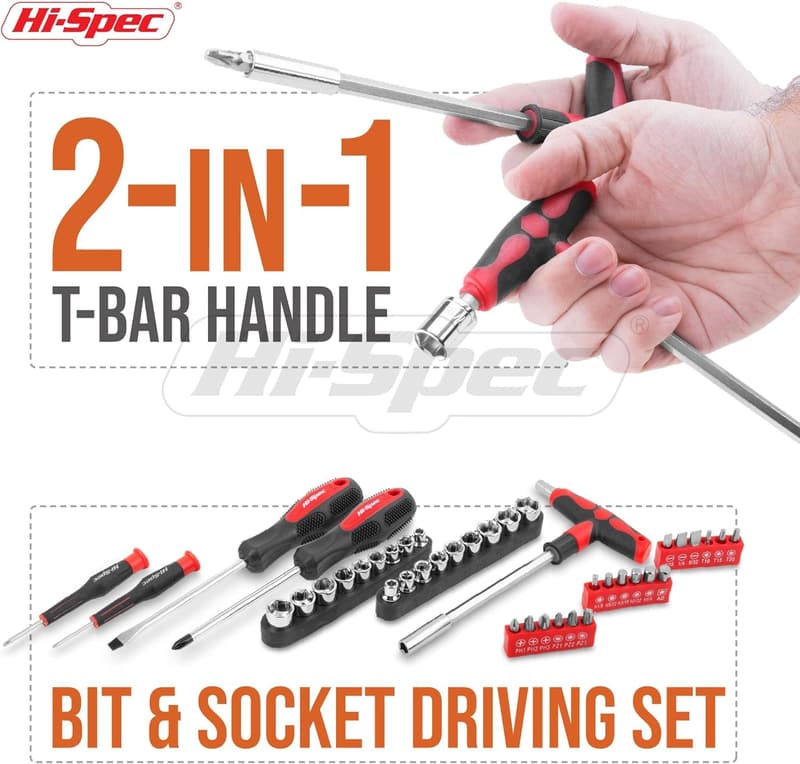 73-Piece Home & Garage Tool Kit with Pliers, Sockets & Wrenches