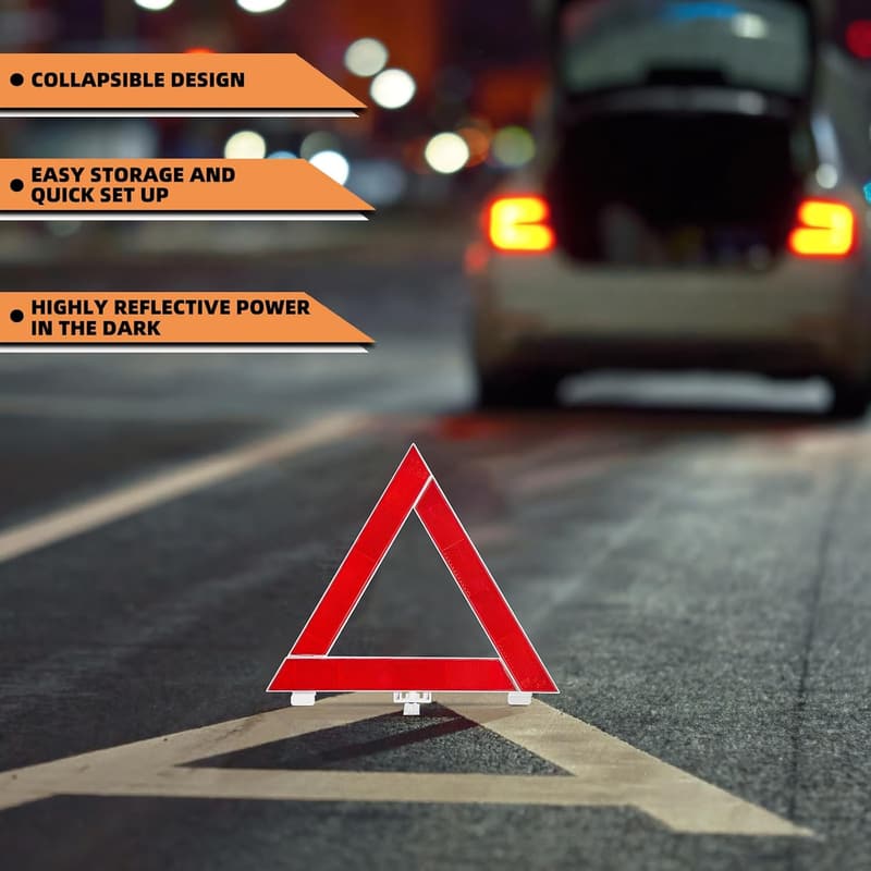 Emergency Roadside Kit with Jumper Cables & Safety Tools