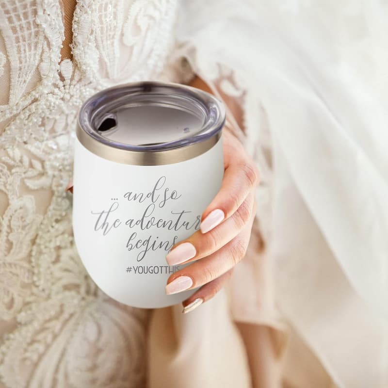 Congratulations Gift - 12oz Stainless Steel Tumbler for Women