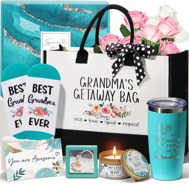Unique Gifts for Grandma: Mother's Day Canvas Tote Bag