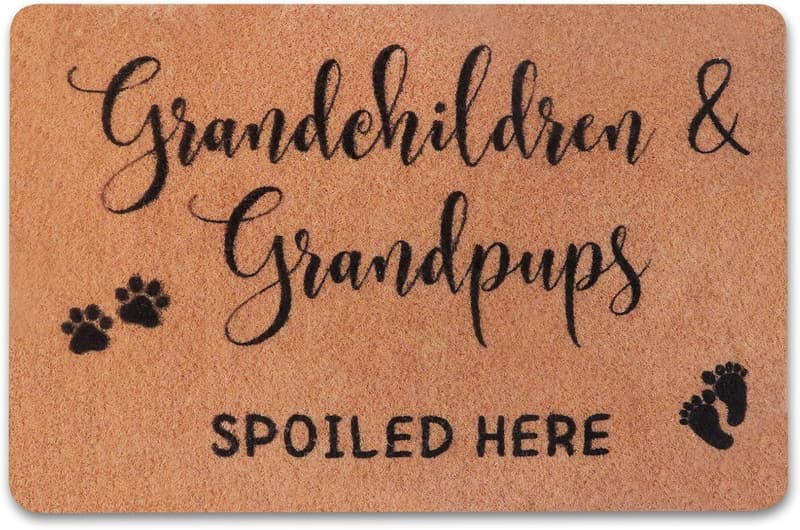 Personalized Doormat for Grandpa & Grandma - Father's Day Gift