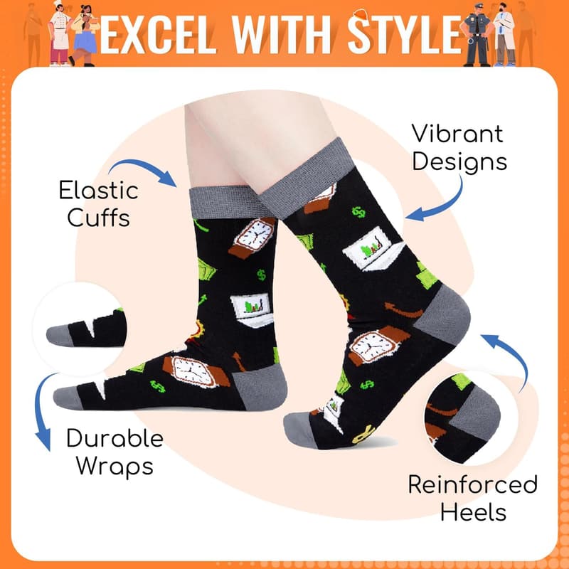 Professional Socks for Women & Men – Baker, Lawyer, Pilot, Fireman