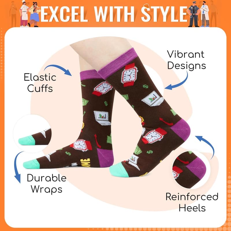 Funny Farmer Socks - Unique Gifts for Men & Women