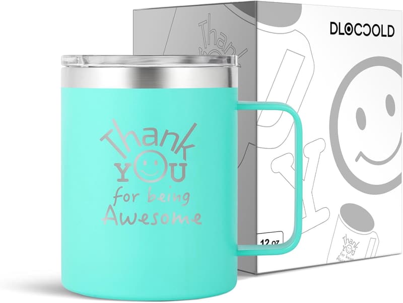 Employee Appreciation Mug - Thank You for Being Awesome, Blue