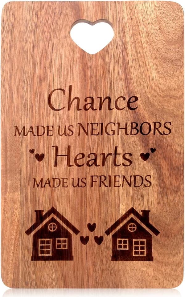 Housewarming Gift: Wooden Charcuterie Board for Neighbors