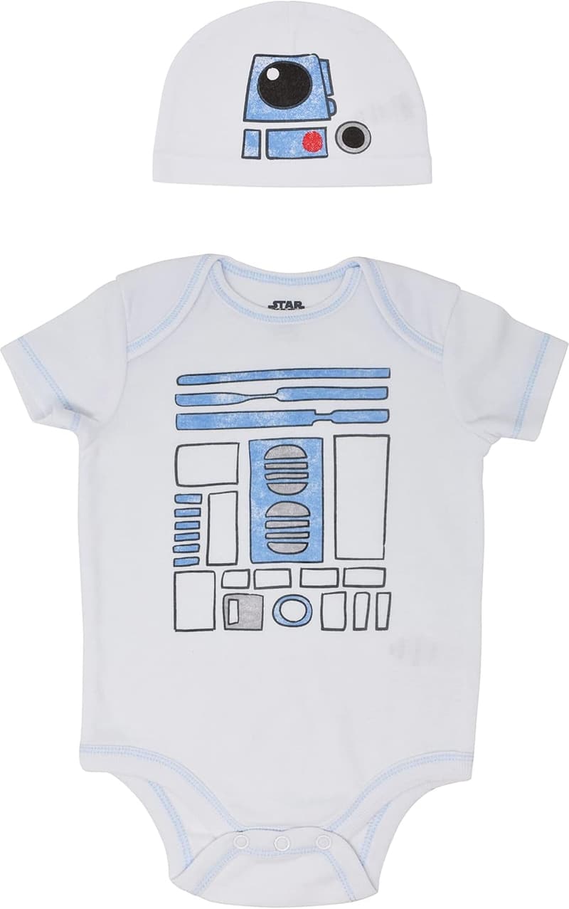The Mandalorian Baby Cosplay Bodysuit & Hat Set for Infants