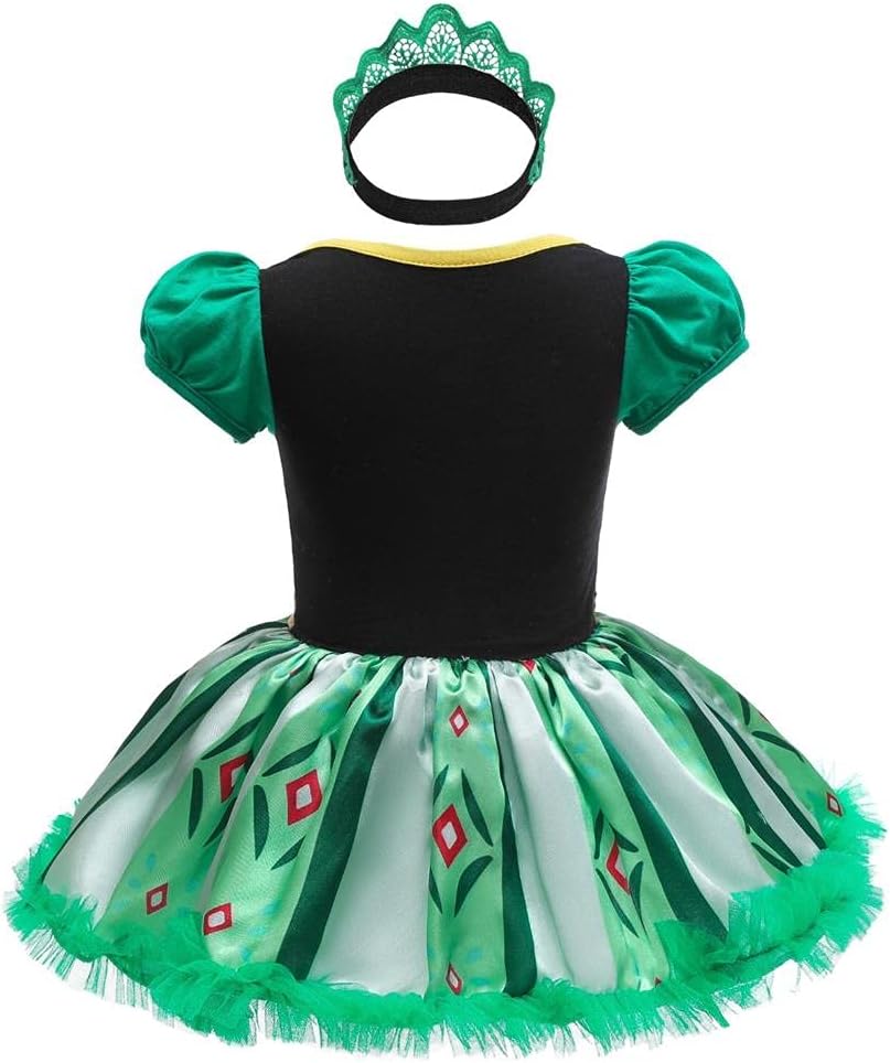 Infant Baby Girl Dressy Daisy Princess Onesie with Headband