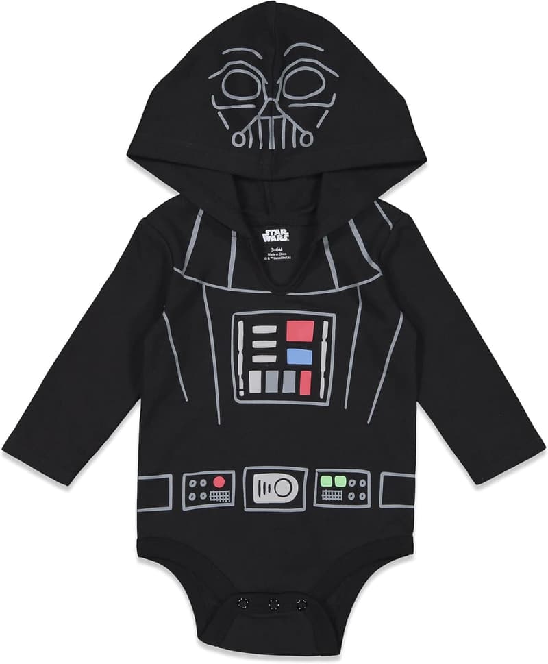 Star Wars Baby Bodysuit 3-Pack: Chewbacca, R2-D2, Darth Vader