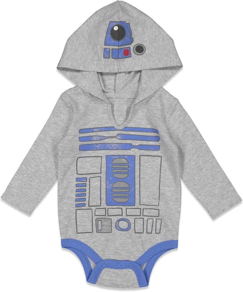 Star Wars Baby Bodysuit 3-Pack: Chewbacca, R2-D2, Darth Vader