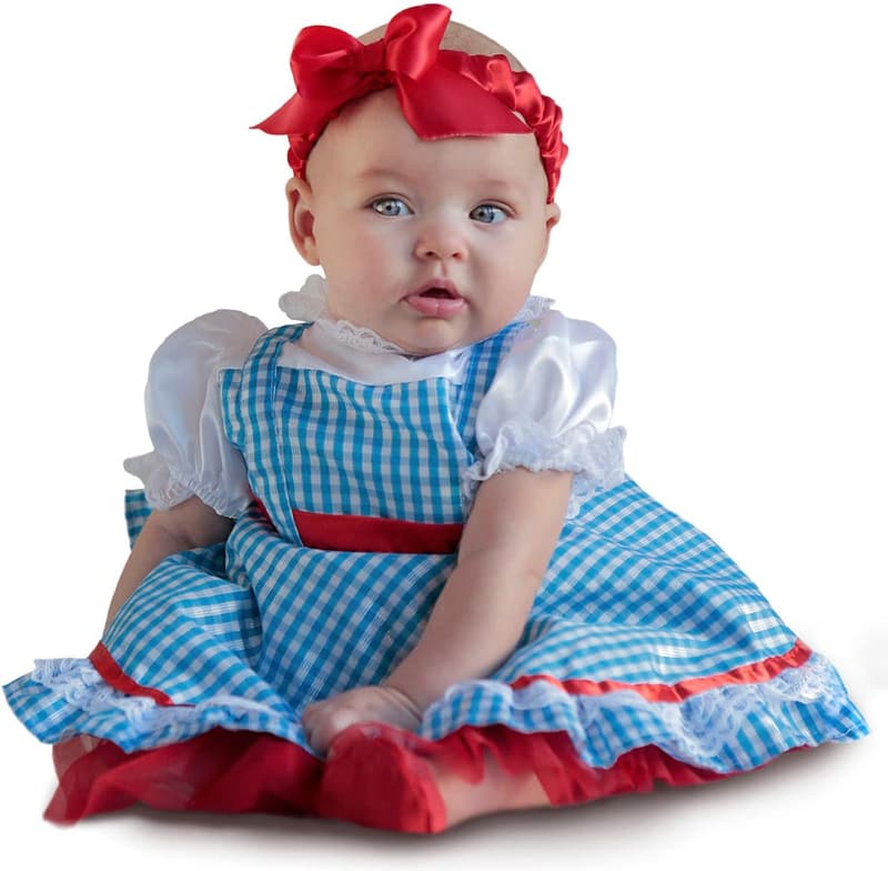 Wizard of Oz Dorothy Deluxe Costume for Baby Girls, 0-3 Months