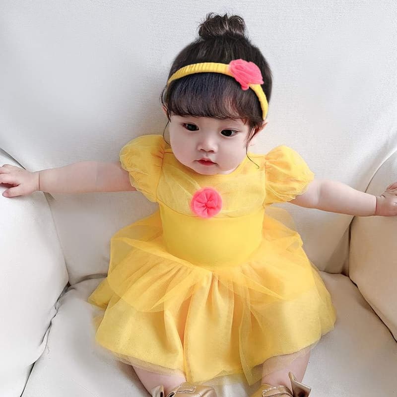 Baby Girls' Princess Costume Dress with Headband