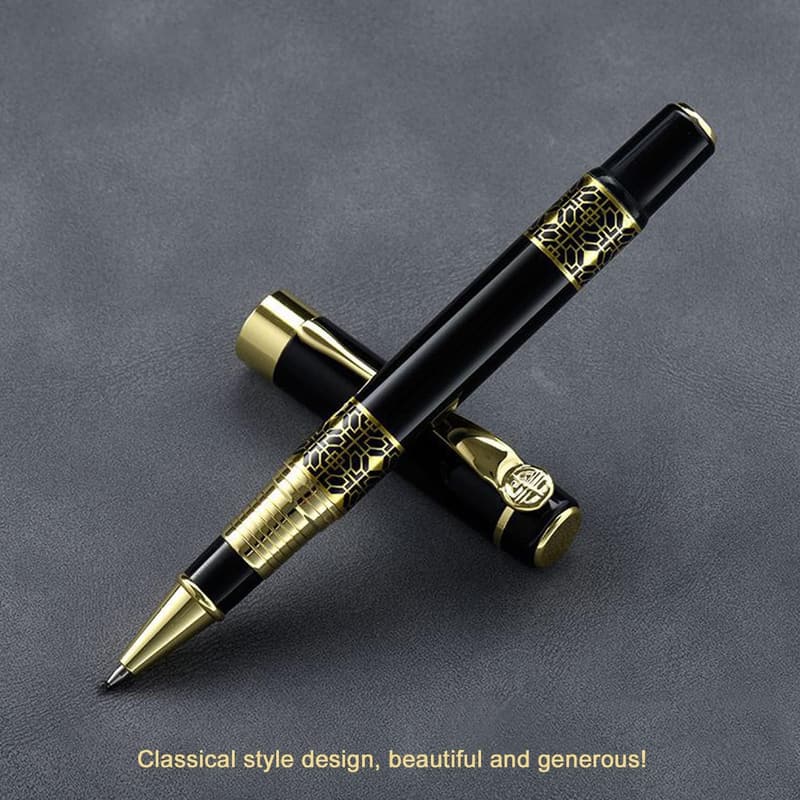 Luxury Ballpoint Pen Gift Set for Professionals (Black)