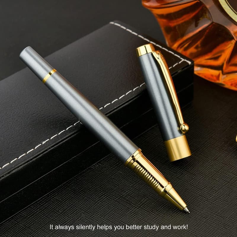 Luxury Ballpoint Pen Set for Men & Women, Blue, 0.5mm