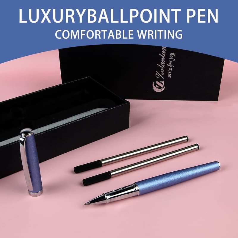Luxury Ballpoint Pen Set with Gift Box and Refills