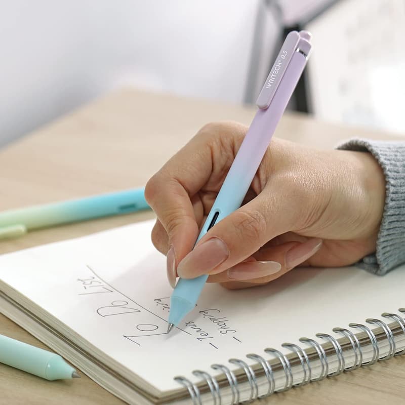 Retractable Gel Ink Pens with Gradient Barrels - 8ct, 0.5mm