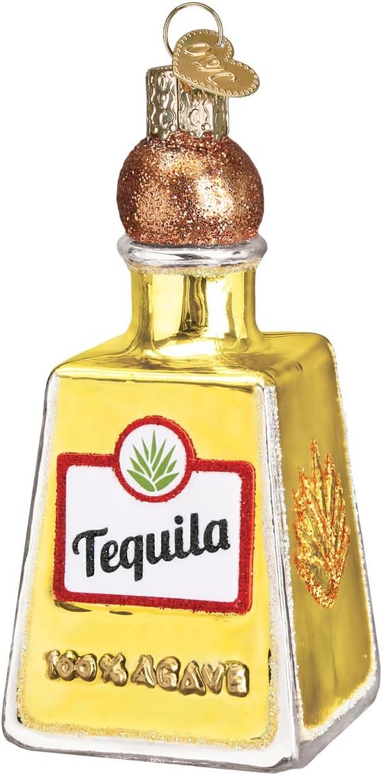 Tequila Glass Blown Ornaments for Christmas Tree