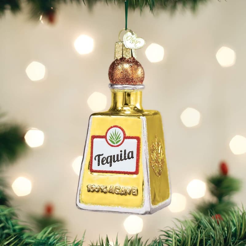 Tequila Glass Blown Ornaments for Christmas Tree