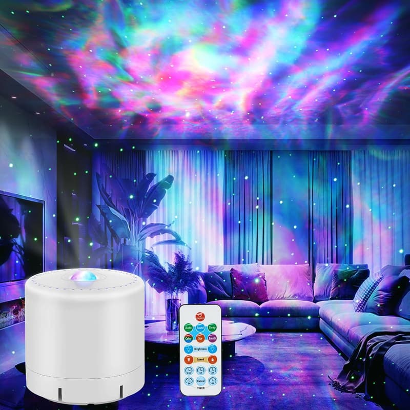 Star Projector with Timer & Remote - Bedroom & Party Decoration