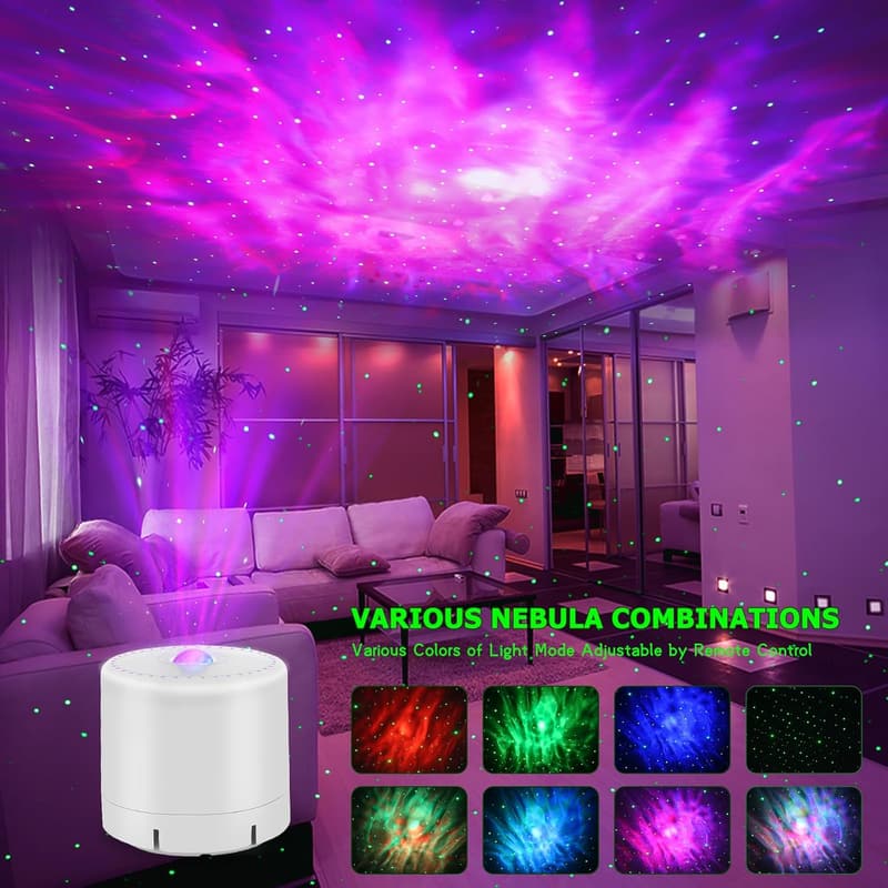 Star Projector with Timer & Remote - Bedroom & Party Decoration