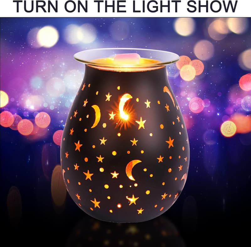 Black Star Electric Wax Warmer for Scented Oils - Birthday Gift