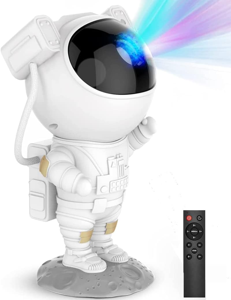 Galaxy Night Light Projector for Kids - Astronaut LED Lamp