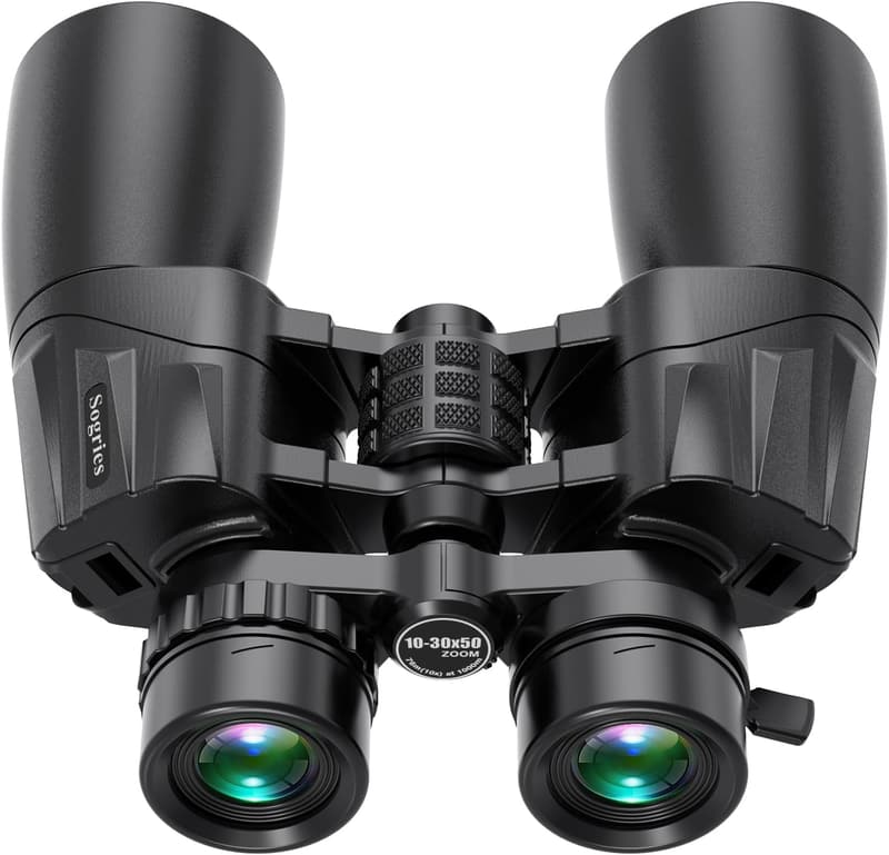 High-Powered 10-30x50 Military Binoculars for Adults