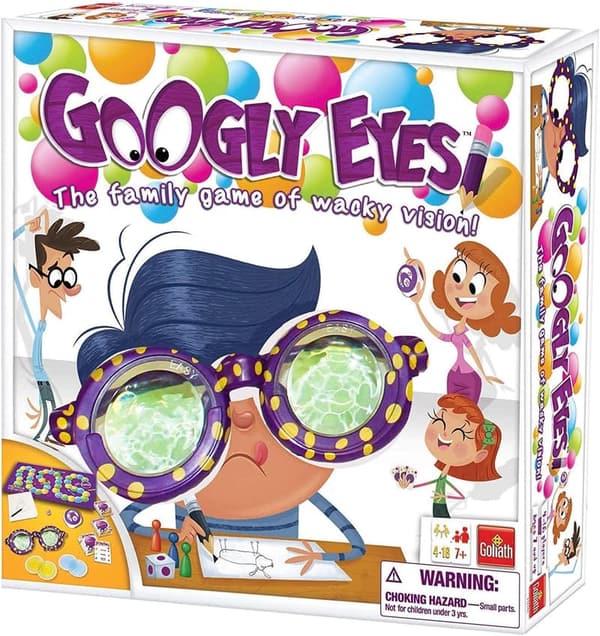 Family Drawing Game with Vision-Altering Glasses