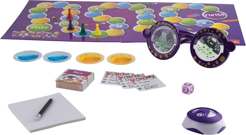 Family Drawing Game with Vision-Altering Glasses