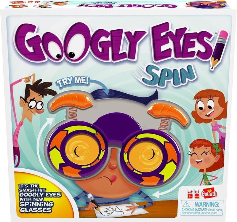 Classic Googly Eyes Family Game with Spinning Glasses