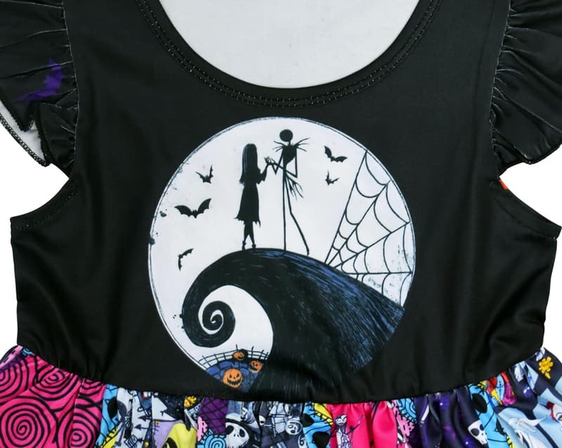 Girls Sally Princess Halloween Dress & Nightmare Christmas Outfit