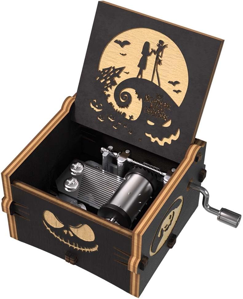 Halloween Engraved Mini Music Box - 