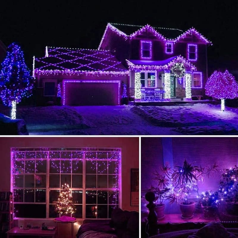 66ft Green Wire LED String Lights for Halloween & Parties