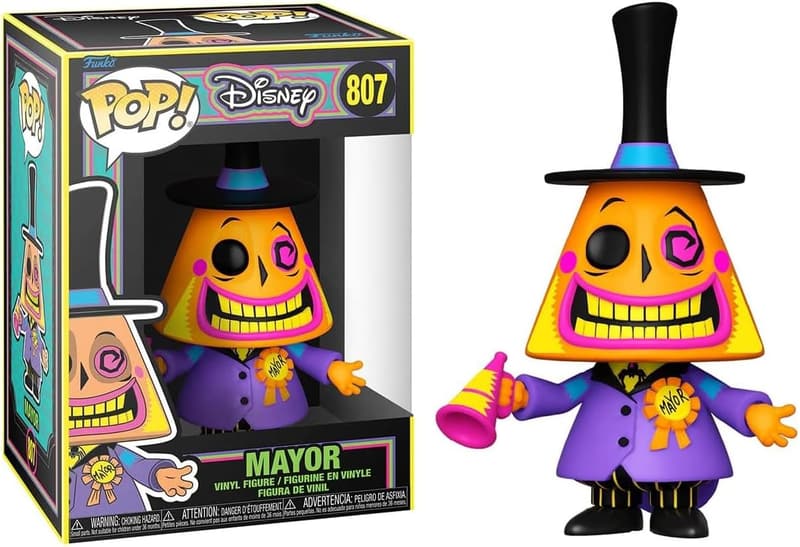 The Nightmare Before Christmas Blacklight Funko Pop! - Mayor